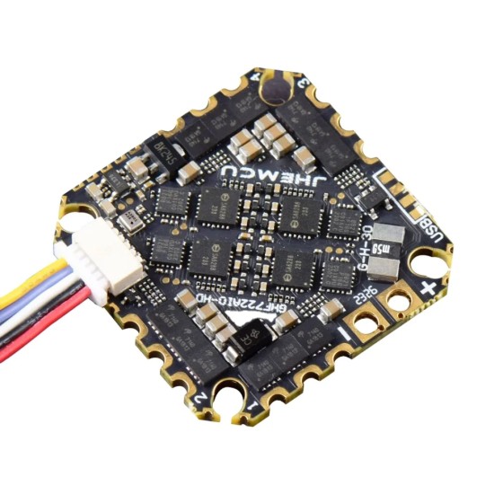 Hot Sales JHEMCU GHF722AIOHD 40A AIO F722 Flight Controller Baro OSD BlackBox 40A 4in1 ESC 2S6S for Cinewhoop Builds